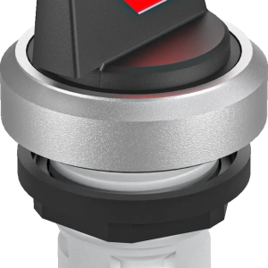 RKWBLM_RT Illuminated Selector Head Red IP65 16.2 mm Two Pos Mode