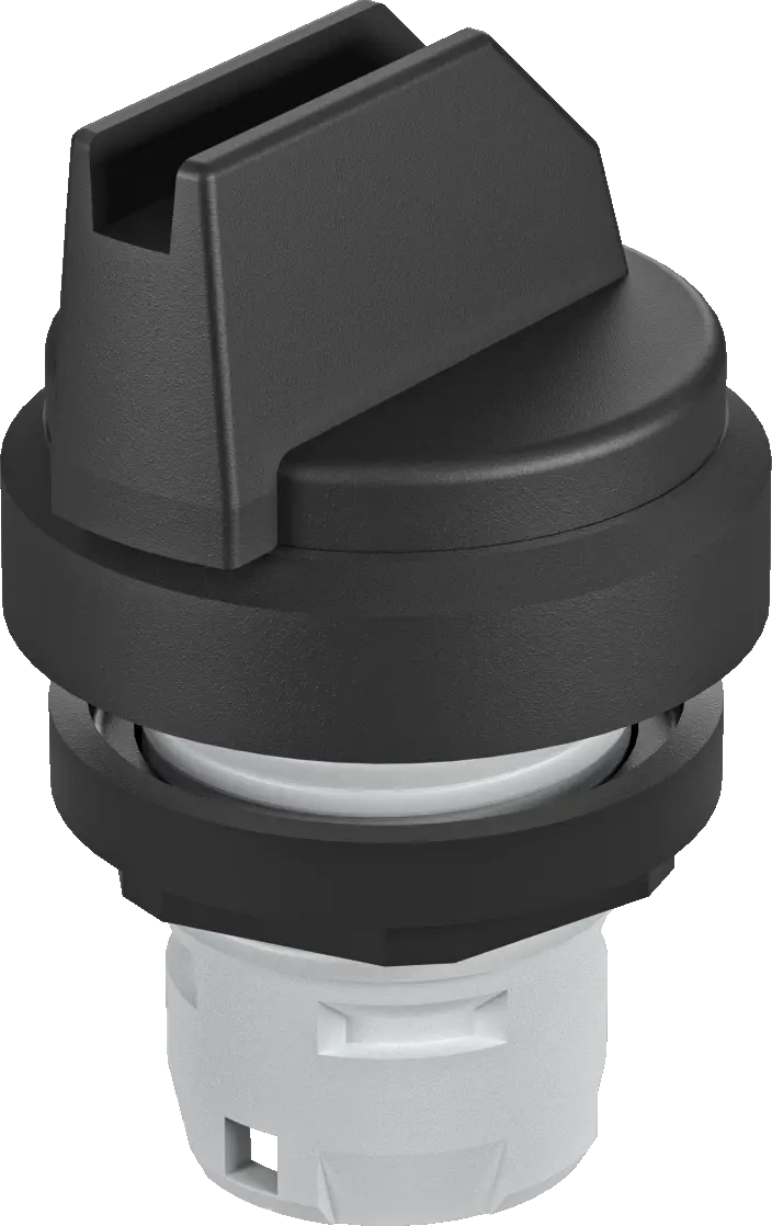 Round Selector Head for Control Panels Flush Mount Durable Sealed
