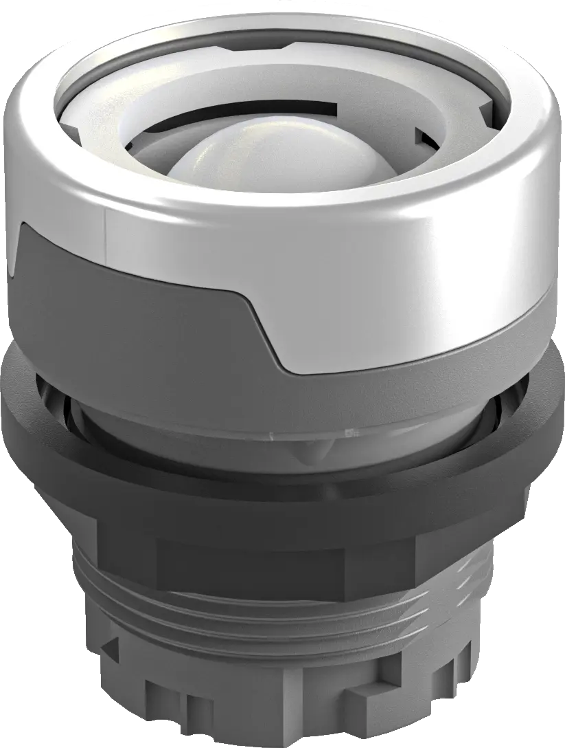 RMCN RONDEX-M Illuminated Pilot Light, UL IP65, Grey Bezel