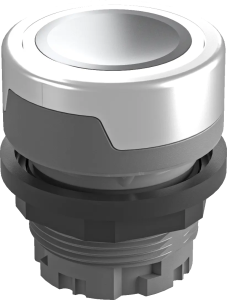 IP65 illuminated pushbutton round 22.3mm cutout clear LED 6mm HMI RMCTLR Product Image