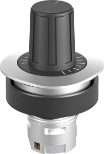 rounded square potentiometer for HMI panels sealed long life use RQJR Product Image