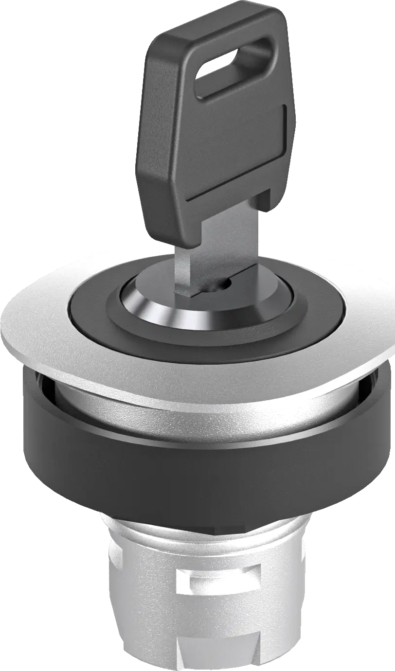 RQJSSA23 Key Switch Head UKCA rugged module for HMI panels secure