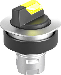 RQJSTAL_GB Selector Switch Head IP65 22.3 mm yellow momentary LED RQJSTAL_GB Product Image