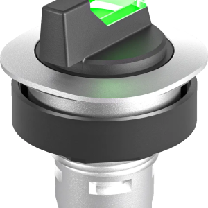 RQJSTAL_GN Lighted Selector Head IP65 Green Momentary 22.3 mm HMI