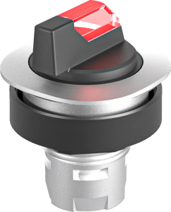 RQJSTAL_RT Illum Red Selector Head IP65 22mm Momentary 40 Degrees RQJSTAL_RT Product Image