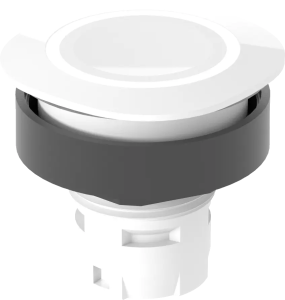 Illuminated pushbutton switch IP65 white ring 22.3 mm panel mount RQJTLREWS Product Image