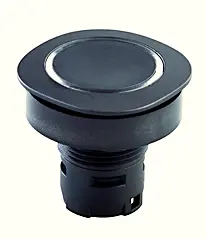 RQJTLRSW 22mm LED Pushbutton Head IP65 Black Bezel 3mm Travel LED RQJTLRSW Product Image