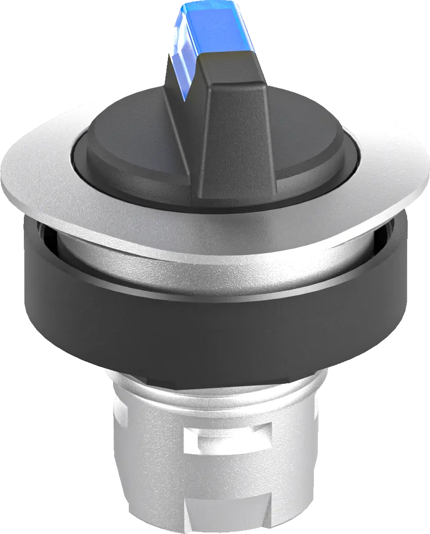 RQJWAL_BL Illuminated Selector Head IP65 Blue 22 mm Latching Type