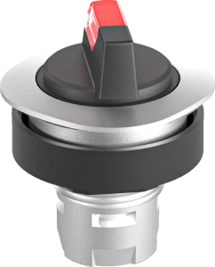 RQJWAL_RT Red Illum Selector Head silver bezel IP65 Class II seal RQJWAL_RT Product Image