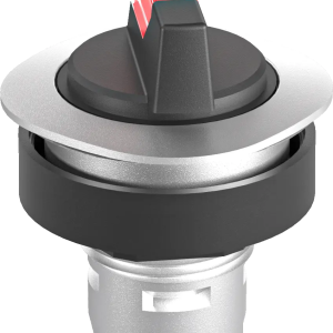 RQJWAL_RT Red Illum Selector Head silver bezel IP65 Class II seal