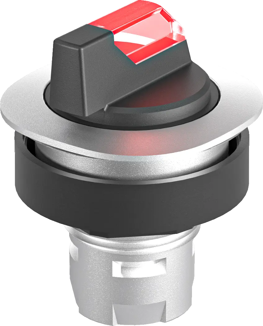 RQJWCL_RT Illum Red Selector Head IP65 22.3 mm selectable actions