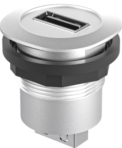 RQJ_USB3_AA Panel Mount USB A Jack for HMI and cabinet panels use RQJ_USB3_AA Product Image