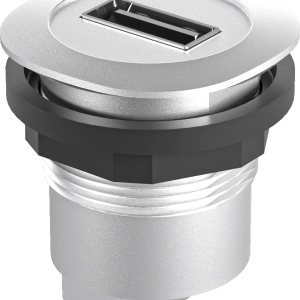 USB A Panel Mount Jacks for HMI and control cabinets front access RQJ_USB_AB Product Image