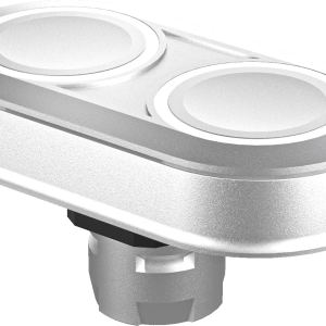 industrial illuminated pushbutton IP65 LED 16.2mm cutout fast fit RRDTLR Product Image