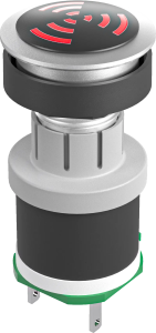 RRJNSGL+SGILR Illuminated Round Buzzer, IP65, UL Listed RRJNSGL+SGILR Product Image