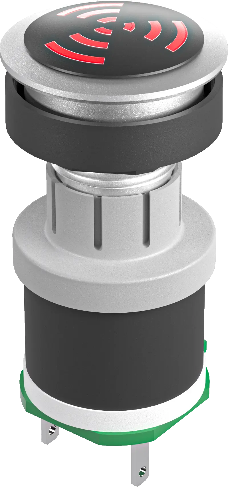 RRJNSGL+SGLR-24V Illuminated Buzzer, 24V, IP65, UL Certified
