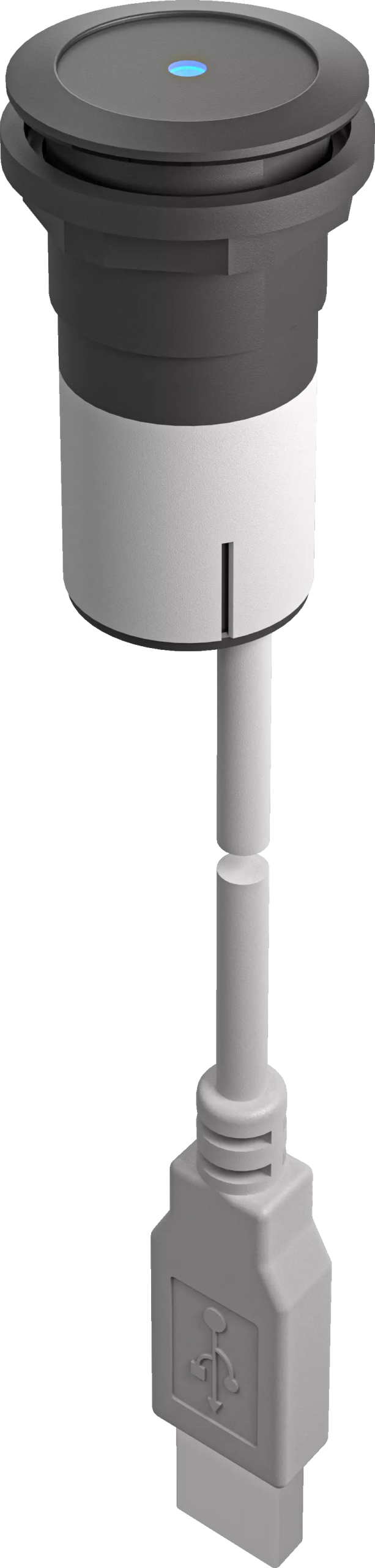 RRJSW_RFID_USB USB RFID Reader 22mm IP69K panel mount USB compact