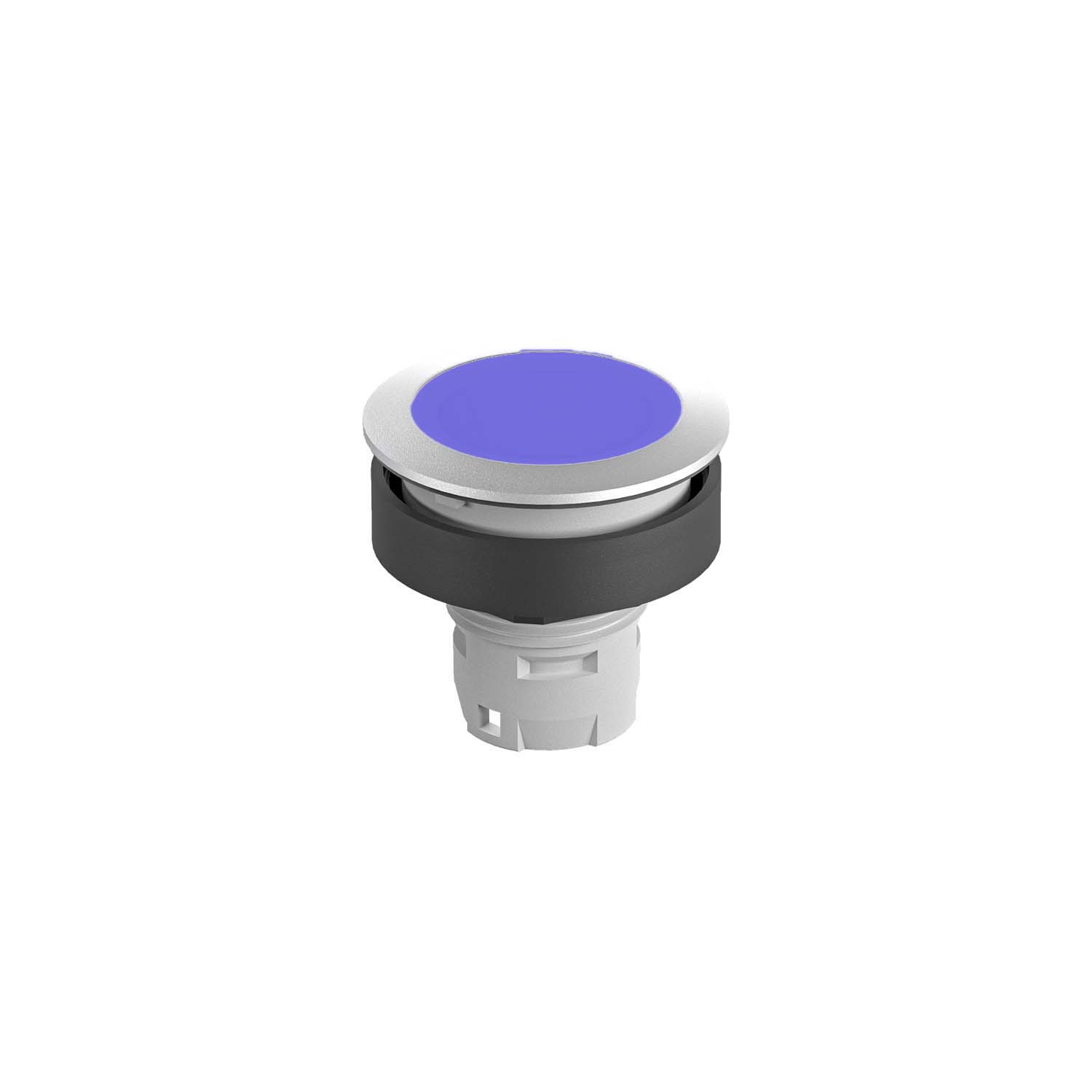 Pushbutton | 22.3 mm | Momentary | 1 NO | Operator Blue | Faston Connector