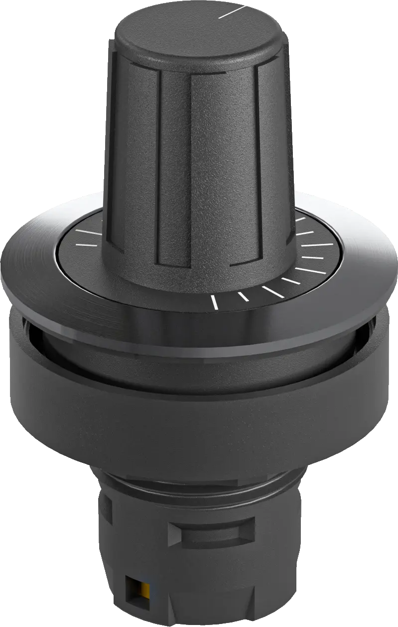 RRJVAR Silver IP65 Metal Potentiometer for Industrial Use