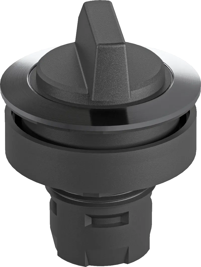 RRJVAWA Silver Metal Selector Switch Head, IP65, 22.3mm