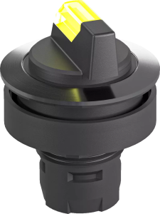 RRJVAWAL_GB Illuminated Selector Switch with LED Yellow RRJVAWAL_GB Product Image