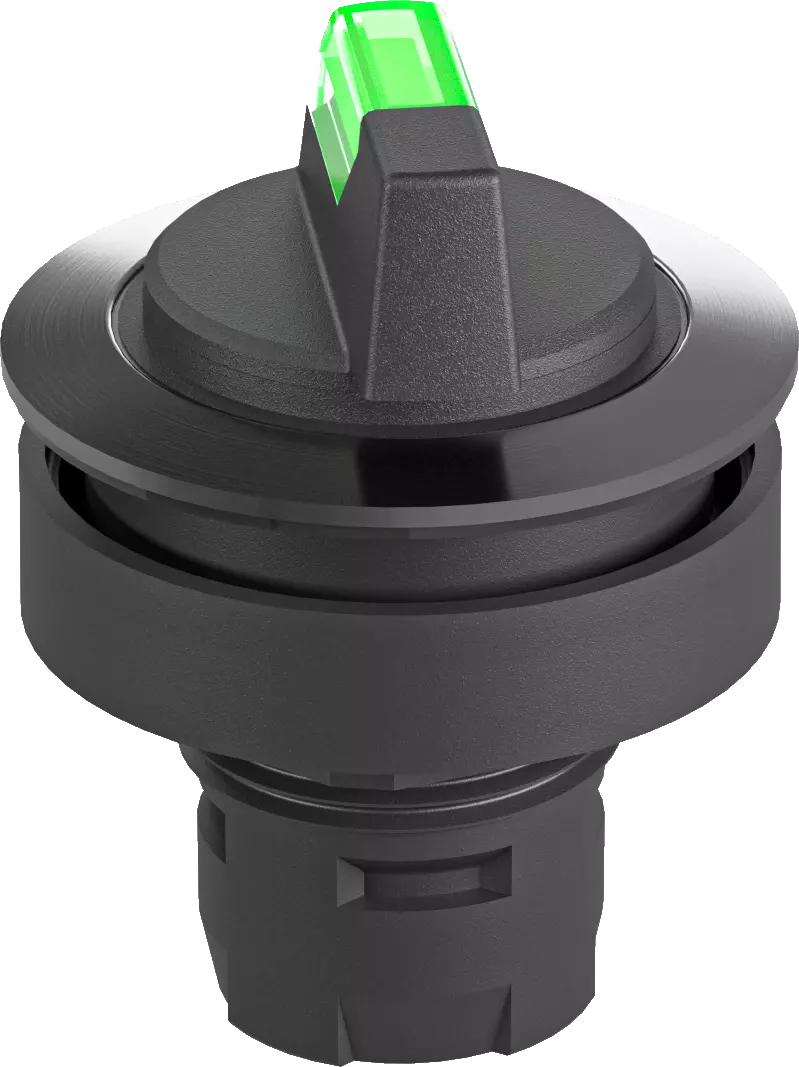 RRJVAWAL_GN Green Illuminated Selector Switch IP65