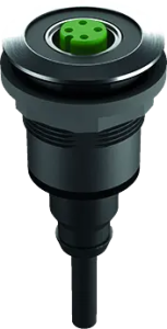 RRJVA_M124A100CM Panel Mount Jack IP67 Front Sealed 22.3mm Cutout RRJVA_M124A100CM Product Image