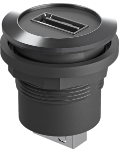 RRJVA_USB_AA Round USB Panel Mount Jack UL Certified RRJVA_USB_AA Product Image