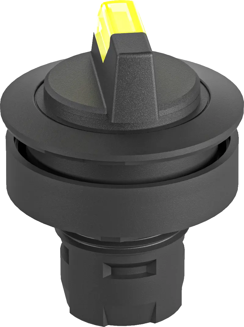 UKCA compliant selector switch head for HMI control panels robust