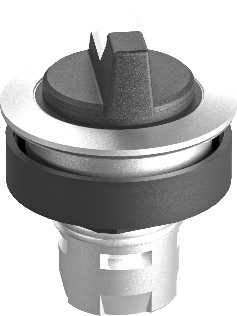 RRJWAL_KL Illuminated Selector Switch with White LED
