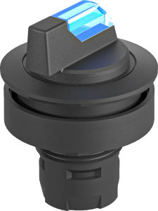 RRJWBLSW_BL Blue Illuminated Selector Switch with IP65 RRJWBLSW_BL Product Image