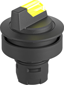 RRJWBLSW_GB Illuminated Selector Switch with LED Yellow RRJWBLSW_GB Product Image