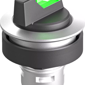 RRJWBL_GN Green Illuminated Selector Switch, IP65, UL Certified RRJWBL_GN Product Image