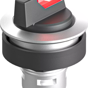 RRJWBL_RT Illuminated Selector Switch with Red LED Light RRJWBL_RT Product Image