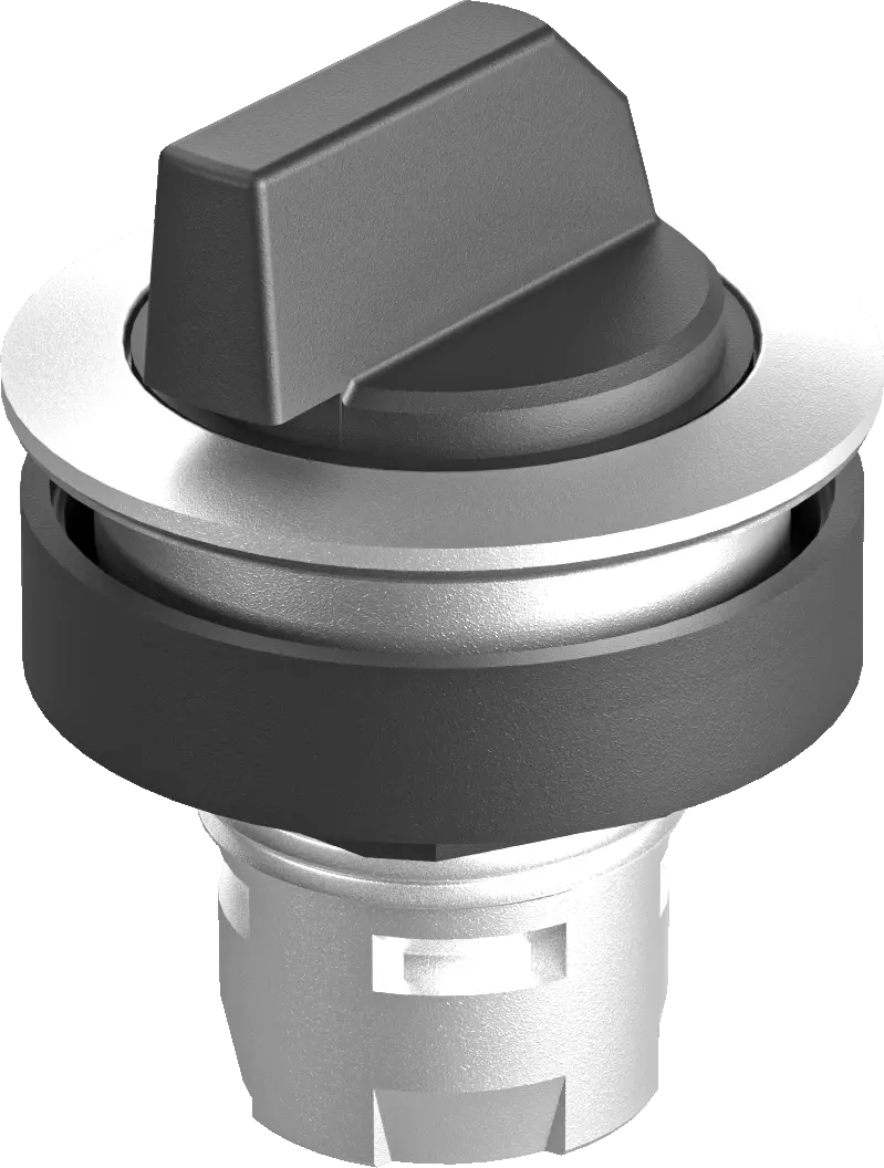 RRJWC Silver 90° Selector Switch Head for Industrial Use