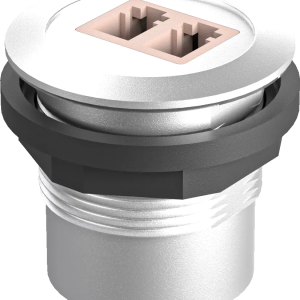 RRJ_LWL_LC_OM2 Optical LC Duplex Jack, UL Certified 22.3mm RRJ_LWL_LC_OM2 Product Image