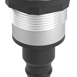RRJ_M124A_100CM 4-Pole M12 A-Coded Jack, IP67, UL Certified