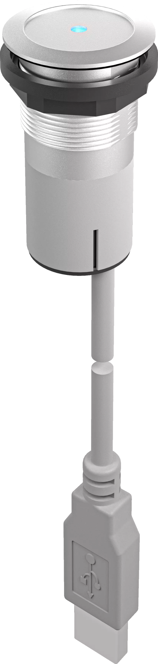 RRJ_RFID_HID Silver RFID Access Tag UL Certified IP69K