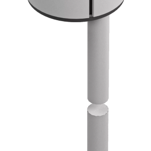 RRJ_RFID_USB Round Silver RFID Reader for Access Control RRJ_RFID_USB Product Image