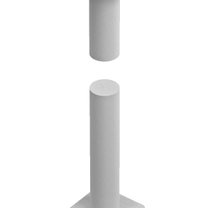 RRJ_RJ45_150CM Silver RJ45 Panel Mount Jack CSA Certified