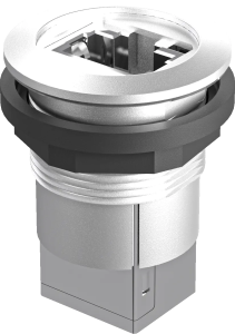 RRJ_RJ45_STBCAT6 Round RJ45 Panel Jack UL Certified 22.3mm RRJ_RJ45_STBCAT6 Product Image