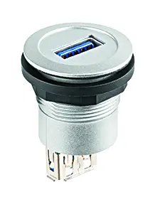 Panel Mount Jacks USB A front mount jack for HMI cabinets service RRJ_USB3_AA_633 Product Image