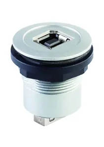 RRJ_USB_BA Silver USB Panel Mount Jack for HMI Systems RRJ_USB_BA Product Image