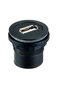 RRJ_USB_SW Round USB Panel Mount Jack for HMI Systems RRJ_USB_SW Product Image