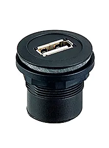 RRJ_USB_SW Round USB Panel Mount Jack for HMI Systems RRJ_USB_SW Product Image