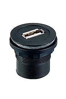 RRJ_USB_SW Round USB Panel Mount Jack for HMI Systems