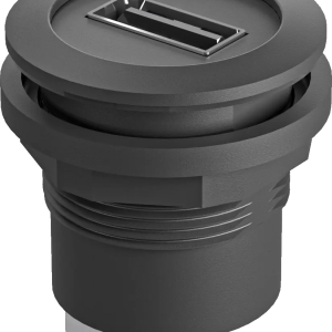 Panel Mount Jacks Round USB Port Sealed Dustproof EMI Stable Unit