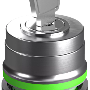 RVASSA12E_GN Key Switch Head 2 Pos IP65 stainless steel 22mm seal