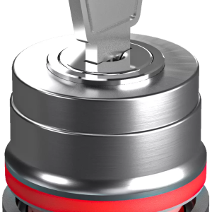 RVASSA13E_RT IP65 Key Switch Head stainless steel 22mm maintained