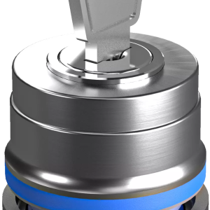 RVASSA15E_BL Key Switch Head Maint Stainless Steel IP65 Panel Use